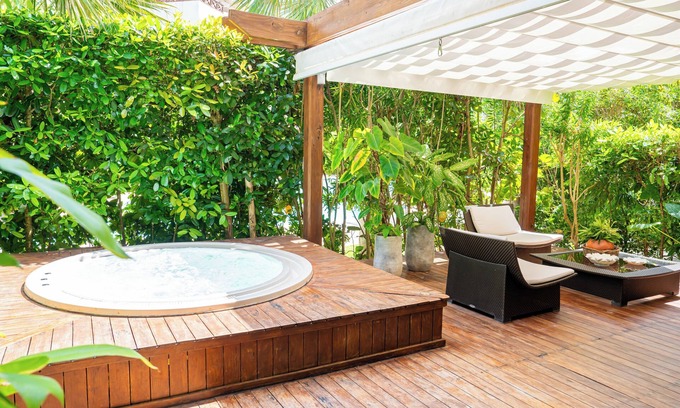 Puerto Bahia Apartment | Wonderful 3-bedroom Apartment with Private Jacuzzi & Backyard in Las Terrenas