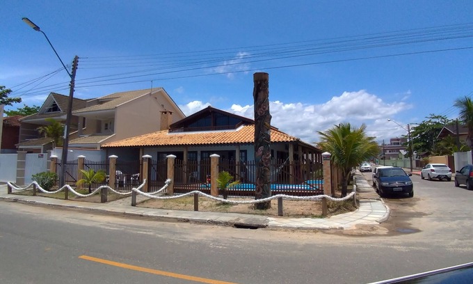 Matinhos House | Wonderful House of the Totem. '. facing the beach.