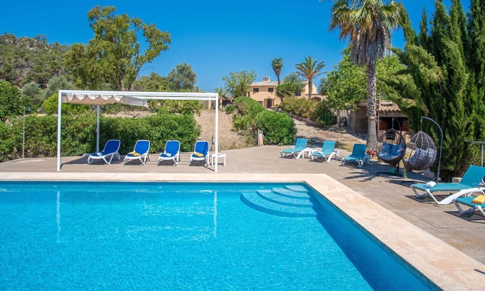 Felanitx House | Wonderful private villa with private pool, A/C, WIFI, TV, patio, panoramic view and parking