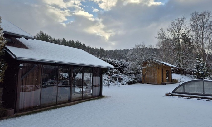 Nebahovy House | Wonderful villa for 8 people with WIFI, hot tub, TV, terrace and panoramic view