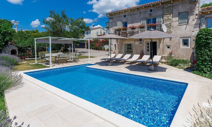 Trgetari House | Wonderful villa with private pool, A/C, WIFI, TV, terrace, pets allowed, panoramic view and par...