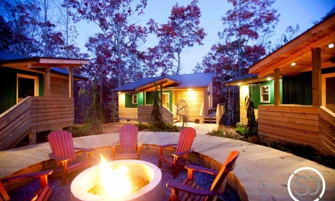 Bryson City Cabin | Woodland Loft 3 - Modern-Industrial Mountain Getaway for Two