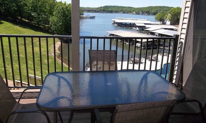 Lake Ozark Condo | WOW! MUST SEE! Newly Remodeled Condo Overlooking Lake, Pool & Hot Tub!