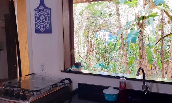 Taboquinhas House | Yellow house, complete, unlimited wi-fi.