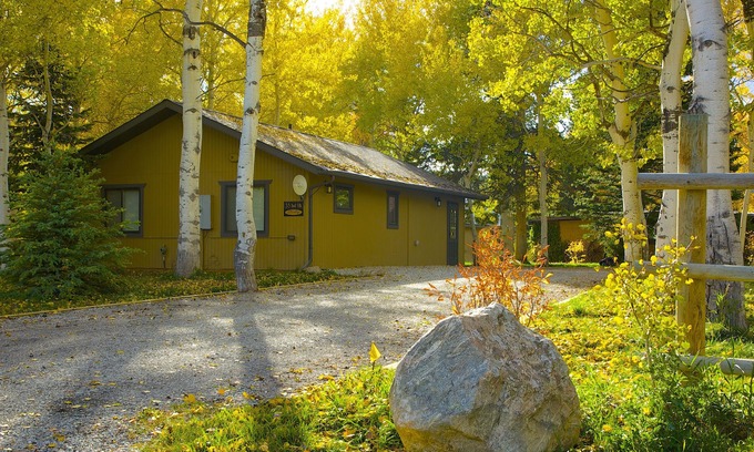 Lazy Acres Cabin | Yellowstone Aspen Cabin - NEW LISTING! Nestled in mature aspen and pine trees.