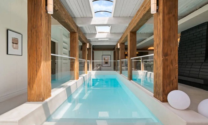 Fair Oaks House | Zen Spa Oasis with Indoor Pool, Soaking Tub & Sauna