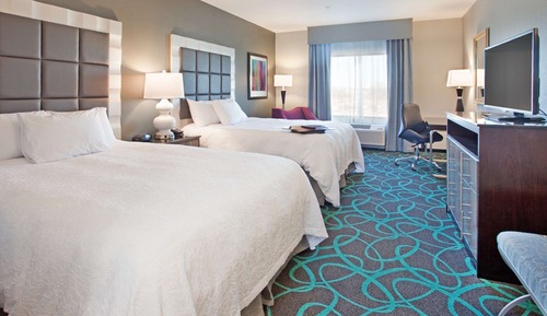 Room, 2 Queen Beds, Refrigerator & Microwave