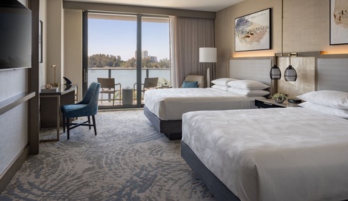 Room, 2 Queen Beds, Non Smoking, Balcony, Beach View