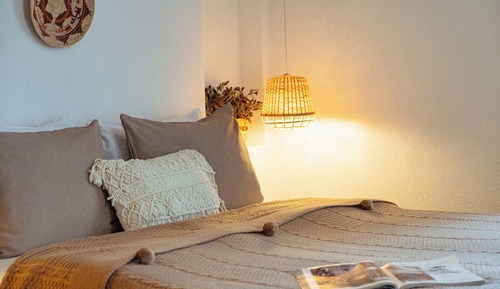 Double Room with Balcony and Fireplace