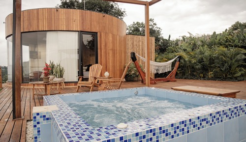 Deluxe Bungalow, 1 King Bed, Terrace, Mountain View