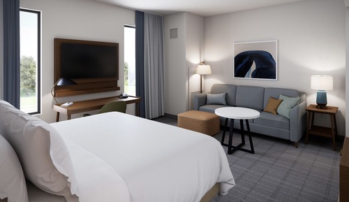 Studio Suite, 1 King Bed, Accessible Bathtub, Kitchen (Mobility)