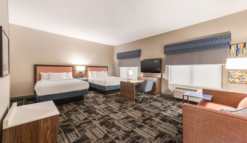 Studio, 2 Queen Beds, Accessible, Non Smoking (Hearing)