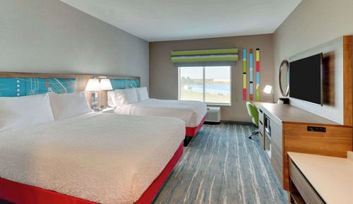 Room, 2 Queen Beds, Refrigerator & Microwave