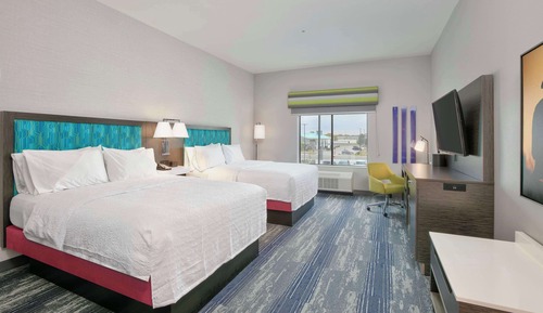Room, 2 Queen Beds, Refrigerator & Microwave