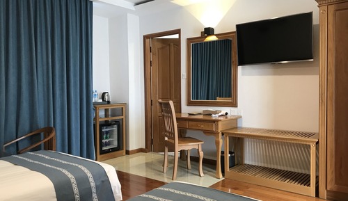 Deluxe Twin Room, 1 Bedroom, City View