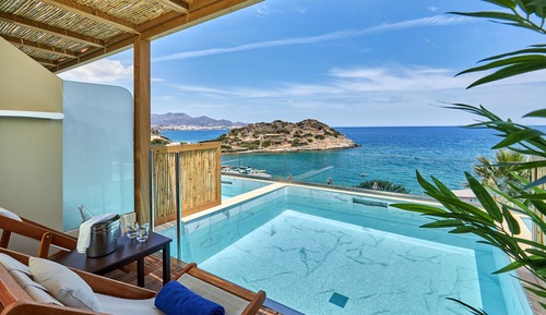 Superior Double Room, Individual Pool, Sea View