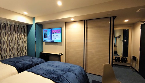 Premium Twin Room, 2 Double Beds, Smoking