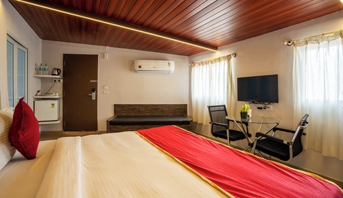 Luxury Penthouse, 2 Bedrooms, Refrigerator & Microwave, Garden View