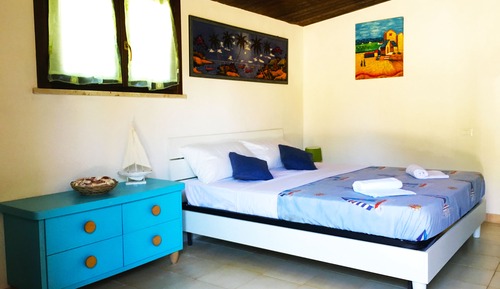 Family Studio, 1 Queen Bed with Sofa bed, Sea View