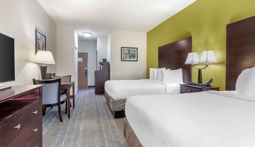 Standard Room, 2 Queen Beds, Non Smoking, Refrigerator & Microwave
