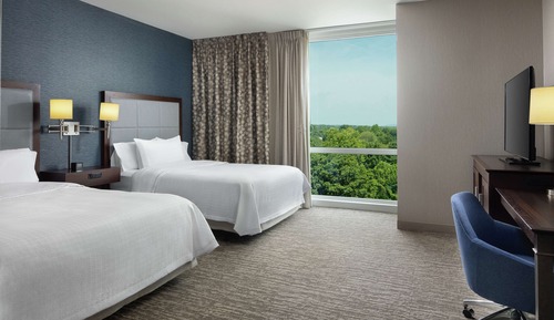 Room, 2 Queen Beds, Accessible, Refrigerator (Roll-In Shower)