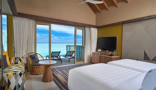 Platinum Overwater Villa - Twin Bed