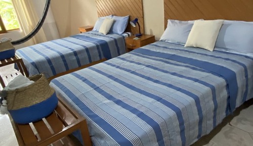 Superior Quadruple Room, 2 Double Beds, Accessible, Pool View