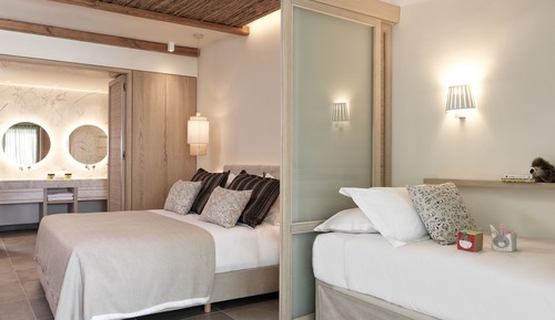 Family Room Sliding Door Pool View