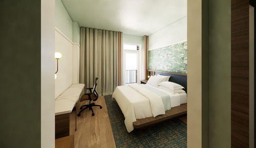 Room, 1 King Bed, Balcony