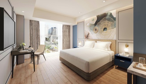 Deluxe Room, 1 King Bed, Non Smoking, City View