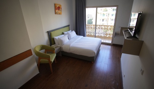 Standard Double Room, Balcony, City View