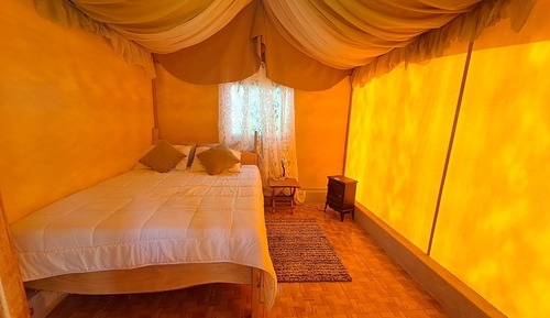 Luxury Tent, Private Bathroom, Garden View