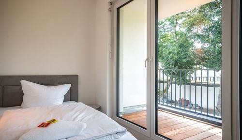 Premium Apartment, Accessible, Private Bathroom (Einzelzimmer)