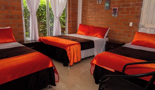 Family Quadruple Room, Private Bathroom, Garden View