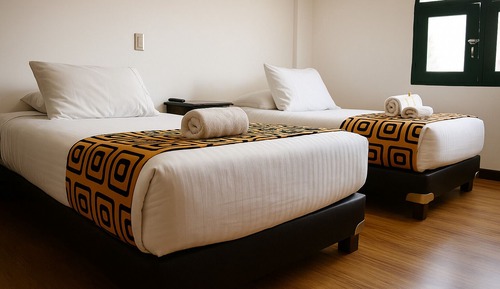 Standard Room, 2 Twin Beds, Private Bathroom, Tower