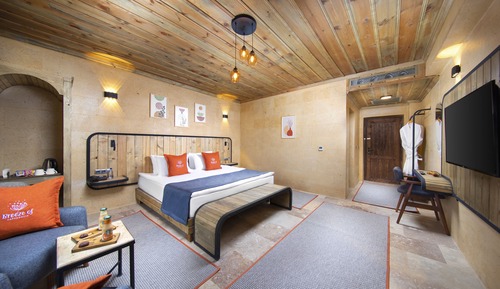 Deluxe Room, 1 Bedroom, Fireplace