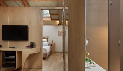 Attic Suite with Living Room & Skylights