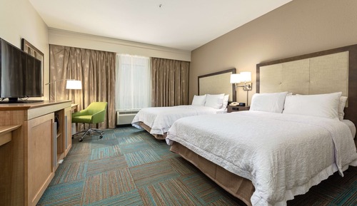 Room, 2 Double Beds, Accessible, Non Smoking (Mobility & Hearing, Roll-in Shower)