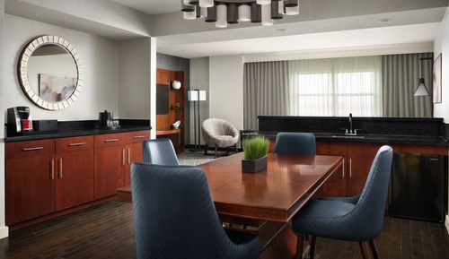 1 Bedroom Presidential Suite 1 King, Separate Living Room Sofa Bed