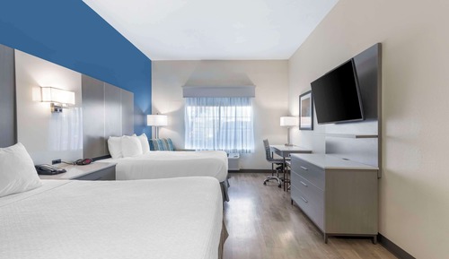 Standard Room, 2 Queen Beds, Non Smoking, Refrigerator & Microwave