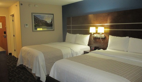 Standard Room, 2 Queen Beds, Non Smoking, Refrigerator & Microwave