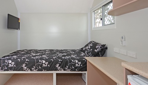 Compact Single Van Room