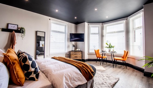 Premier Studio Suite, 1 Double Bed, Kitchen, Sea View