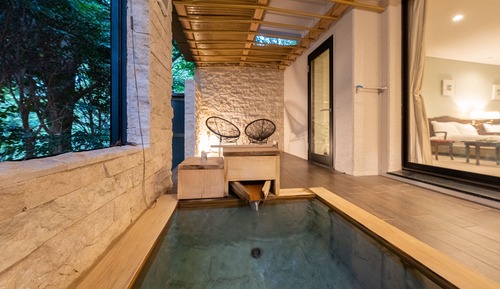 Deluxe Twin Room with Open Air Bath, Annex