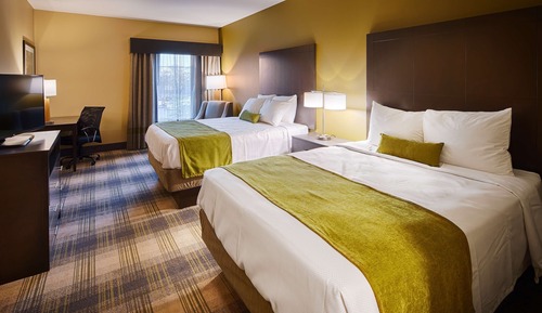 Standard Room, 2 Queen Beds, Accessible, Bathtub