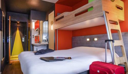 Triple Room with One Double Bed and One Bunk Bed