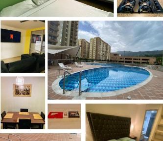 Three-Bedroom Apartment with Mountain View