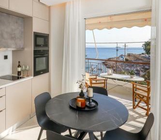 One-Bedroom Apartment with Balcony and Sea View