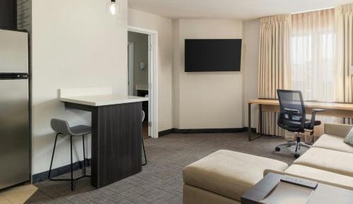 One-Bedroom King Suite with Sofa Bed and Fireplace