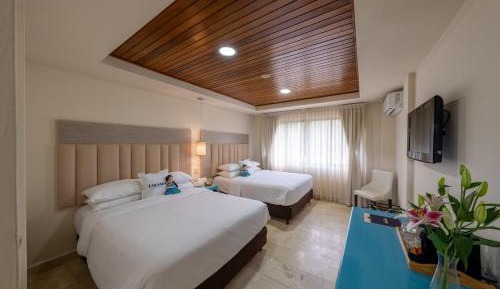 Superior Room with Two Double Beds and Balcony - Non-Smoking